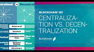 Centralization vs Decentralization  Blockchain 101 [upl. by Anitsyrhk]