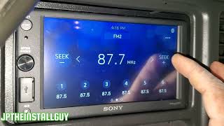 Sony xav ax1000 radio review [upl. by Suhail]