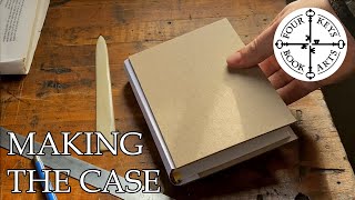 Making A Handmade Book  Part 3  Lining amp Making the Case [upl. by Naimed476]