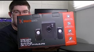 Blackweb 21 Multimedia Speaker System REVIEW [upl. by Anifled]