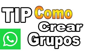 Tutorial COMO CREAR GRUPO EN WHATSAPP Shorts Videos cortos de WhatsApp [upl. by Gib]