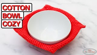 How to Crochet COTTON BOWL COZY [upl. by Shannon]