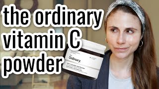 The Ordinary vitamin C powder review Dr Dray [upl. by Alleyn]