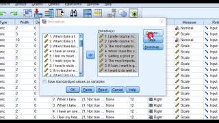 How to rank Likert scale items using SPSS [upl. by Aihsenad292]