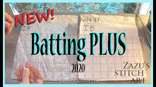 Batting PLUS  NEW  Testing of pot holder hot pad batting  Zazus Stitch Art Tutorials [upl. by Eutnoj]