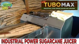 Light Industrial Sugarcane CrusherExtractorJuicer  TuboMax [upl. by Farly]