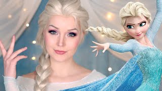 Elsa MakeUp TutorialTransformation  Disneys Frozen [upl. by Abrahamsen593]