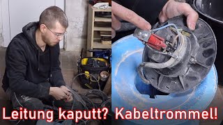 Leitung von Kabeltrommel reparieren [upl. by Gardol]