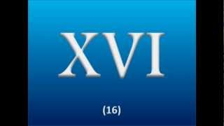 Roman Numerals  1 through 20 [upl. by Otte]