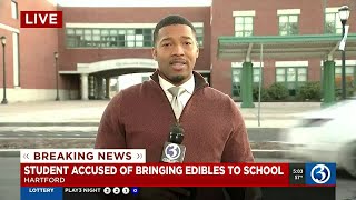 VIDEO Student shared edibles at Hartford school [upl. by Magnien482]