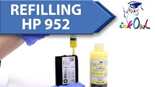 How to refill HP 952 953 954 955 956XL Ink Cartridges [upl. by Oibaf891]