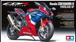 How to build Tamiya 112 Honda CRB 1000 RR Fireblade motorcycle model [upl. by Mei]