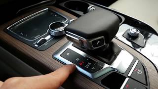 Audi 2018 Q7 SQ7 A7 Q5 Gear Selector tiptronic detail explanation [upl. by Mientao]