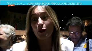 Maria Elena Boschi torna alla festa dellUnità [upl. by Gnohp330]