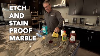 TuffSkins How to Seal Your Marble Countertops [upl. by Bryn]