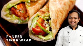 Paneer Tikka Wrap  Work From Home Recipes  Easy Paneer Rolls  CookingShooking [upl. by Goff98]