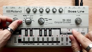 Roland TB303 Bass Line In Action [upl. by Holden]