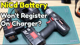 HOW TO REVIVE A NiCd DRILL BATTERY THAT WON’T CHARGE [upl. by Doscher]