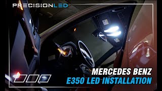 Mercedes Benz E350 LED Install  W212 2009 [upl. by Aisela922]