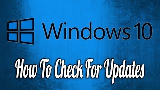 How to Check for Windows Updates [upl. by Attelahs]