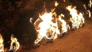 Yanar DagThe Burning MountainThe Natures Wonder Baku Azerbaijan [upl. by Llebpmac]