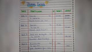 Accounts best project of class 11 cbse on the topic 25 transaction with ledger and trial balance [upl. by Sharlene46]