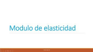 Modulo de elasticidad  Modulo de Young [upl. by Mosra]