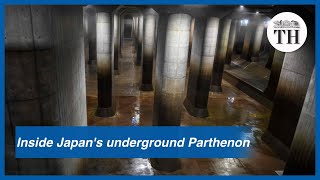 Inside Japans massive underground reservoir for flood control [upl. by Oflodur]