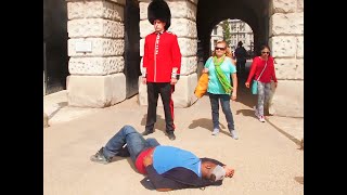 guy tries to fight royal guard BIG MISTAKE [upl. by Attesor891]