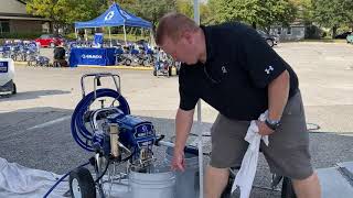 Graco Mark V 3in1 Sprayer  Airless Texture Sprayer Demo [upl. by Cleaves720]