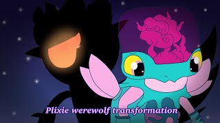 Plixie werewolf transformation my singing monsters animation [upl. by Tteltrab]