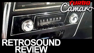 1967 Camaro  Retrosound Model 2 Stereo Review [upl. by Skoorb]