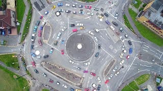 The Magic Roundabout in Swindon England [upl. by Ninnette]