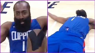 NBA Voiceovers  Harden Making Snow Angels [upl. by Nnod]