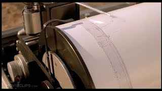 Seismometer earthquake [upl. by Ahsaeit]