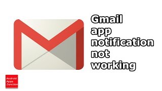 Gmail app notification not showing for new emails [upl. by Ishmael593]