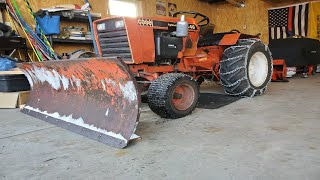 CASE 446 J54 Dozer Blade Install [upl. by Cyrilla]