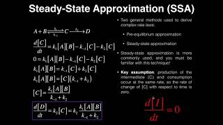 Kinetics The SteadyState Approximation [upl. by Wardlaw]