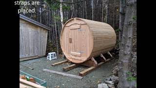 Barrel Sauna DIY Project [upl. by Giliana]