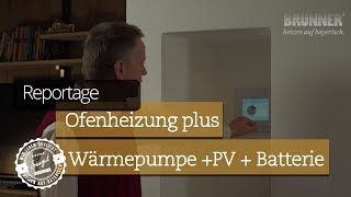 Ofenheizung plus Wämepumpe  PV  Stromspeicher [upl. by Akerahs]