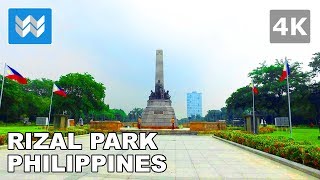 4K Exploring Rizal Park Luneta in Manila Philippines 🇵🇭 Walking Tour Vlog amp Travel Guide [upl. by Estella]