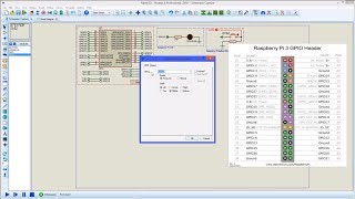 Proteus and Raspberry Pi GPIO Programming [upl. by Aiynat]