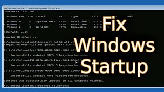 How to Fix Startup Repair in Windows 10  System Reserved [upl. by Mateya]