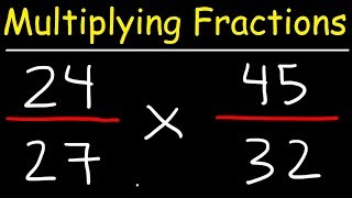 Multiplying Fractions  The Easy Way [upl. by Annez564]