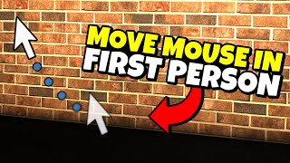 How To Move The Mouse In First Person  HowToRoblox [upl. by Treb]