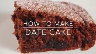 Date Cake Recipe [upl. by Namsu]