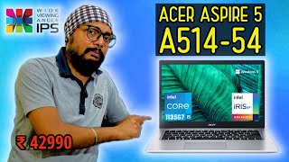 Acer Aspire 5 A51454 with Intel Core i5 11th Gen  A good Laptop under ₹45000  Detailed Review [upl. by Chapman]