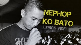 Laure  Nephop ko bato Lyrics video [upl. by Marelya]