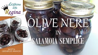 Olive nere in salamoia semplice [upl. by Aizirtap]