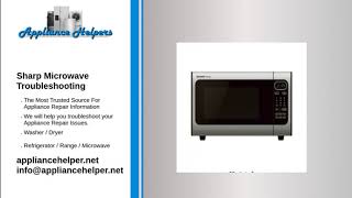 sharp microwave troubleshooting [upl. by Yleek]